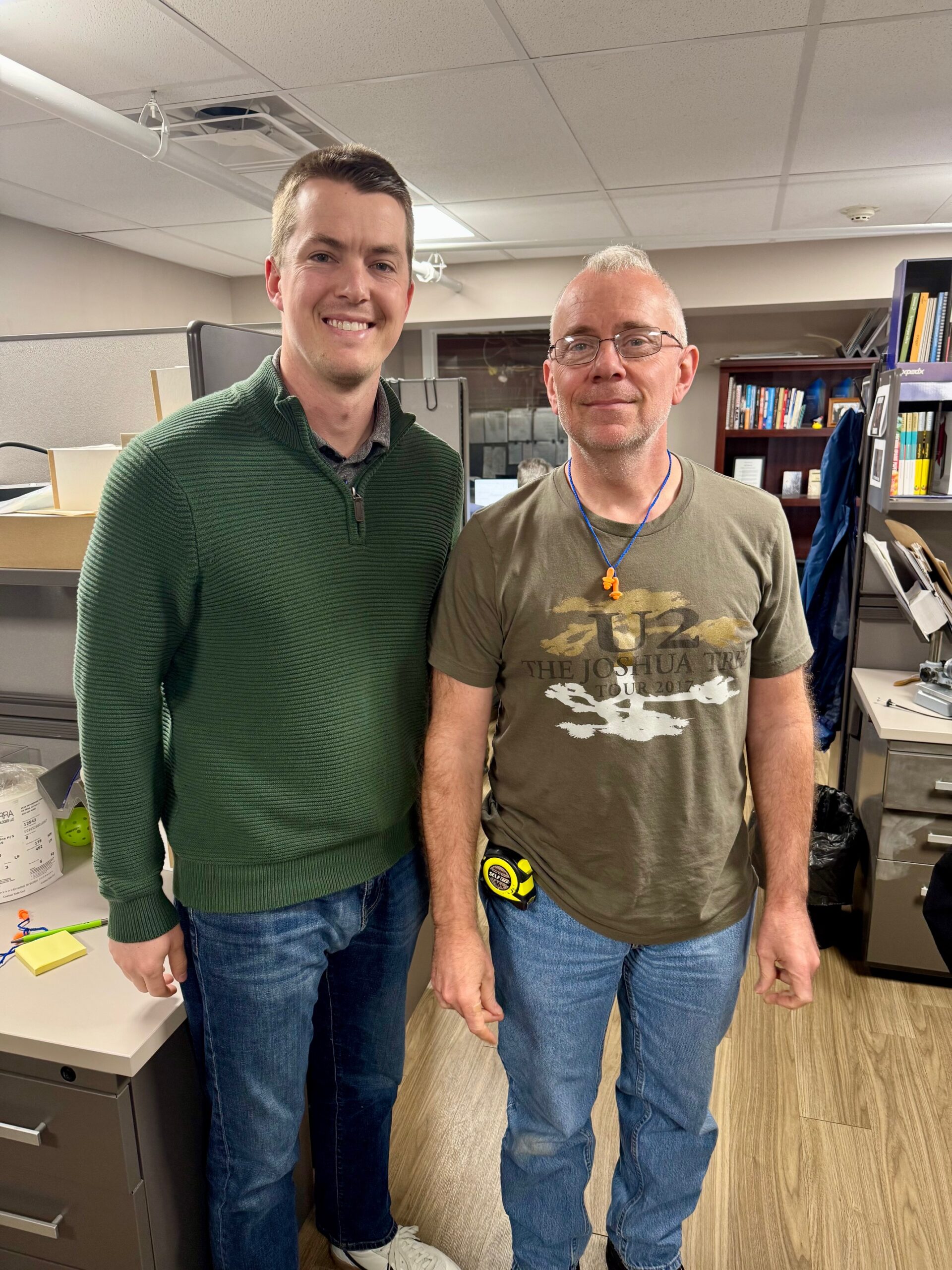 JBM employees recognize Mental Health Awareness Month with a "Be Seen in Green" challenge.